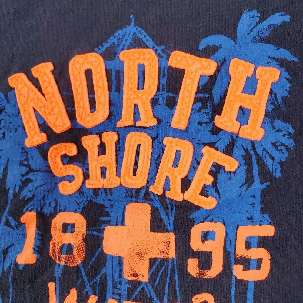 Osh‎ Kosh North Shore Embroidered Shirt 18 Months Toddler Top Blue
